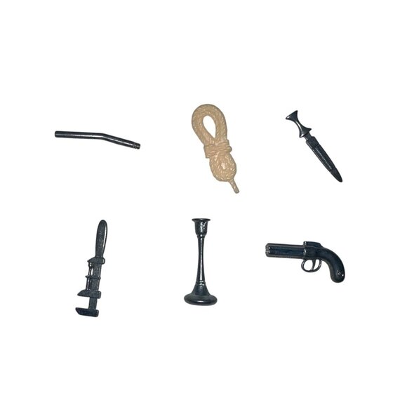 Vintage 2002 Clue Weapons Complete Rope Gun Replacement Parts Parker Brothers - Picture 1 of 4